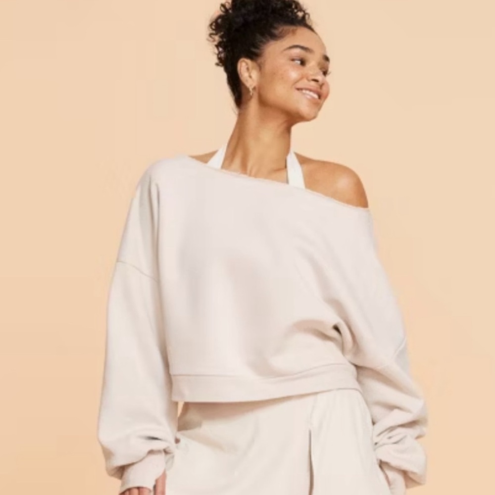 Blogilates Dancer Off the Shoulder Sweatshirt